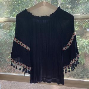 off the shoulder summer shirt